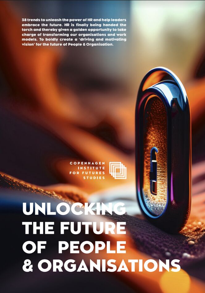 Cover of the white paper Unlocking the Future of People & Organisations