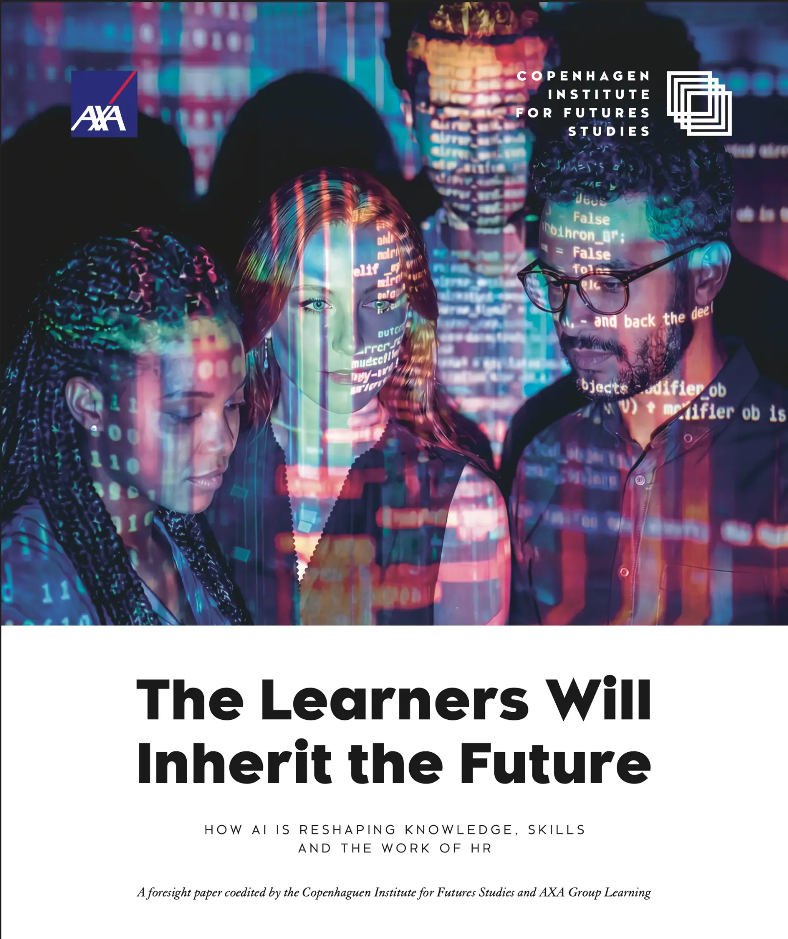 Cover of the white paper The Learners Will Inherit the Future